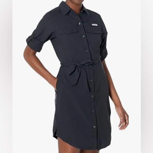 COLUMBIA PFG, Dress/Top, Size Small in black - Picture 1 of 7